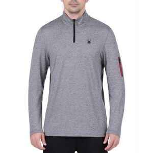 Men's Spyder Active Long Sleeve Tee M Gray Red